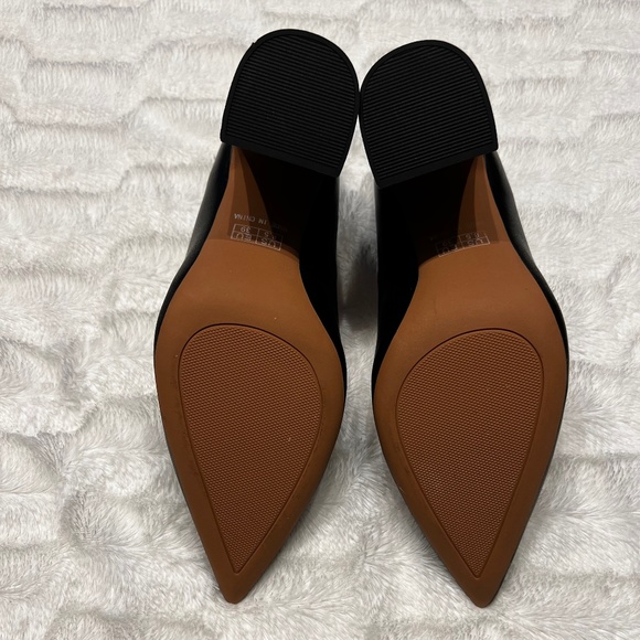 NUMALEO Womens Slip On,  Sexy Matte Night Club Block High Heel umps Shoes 4 inch - Picture 4 of 5